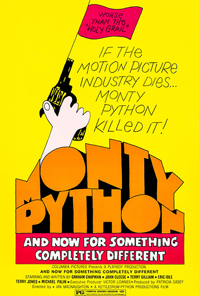 Monty Python – And Now For Something Completely Different – 1971 – Movie Poster
