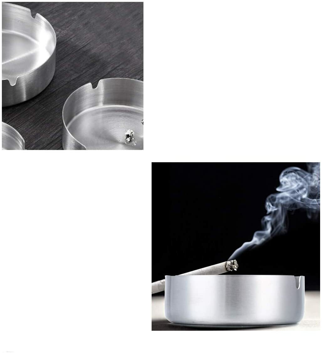 Lot of 1-60 of Stainless Steel Cigarette Ashtray Ash Holder for Home,Hotel, Etc