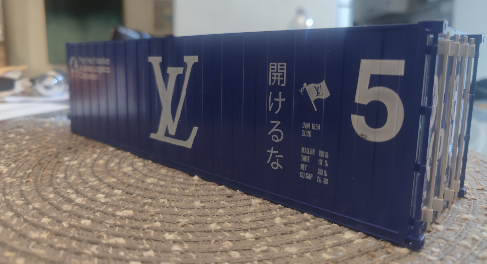 Louis Vuitton&rsquo;s pop-up of BLUE striking shipping containers by Virgil Abloh&rsquo;s