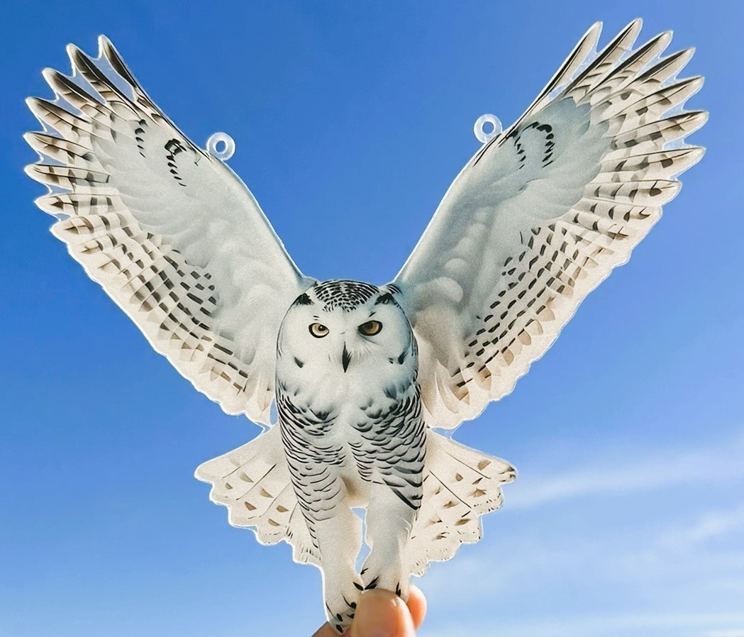 New Suncatcher Owl 8&Prime; x 7&Prime; Bird Combined Shipping Gift Combined Shipping