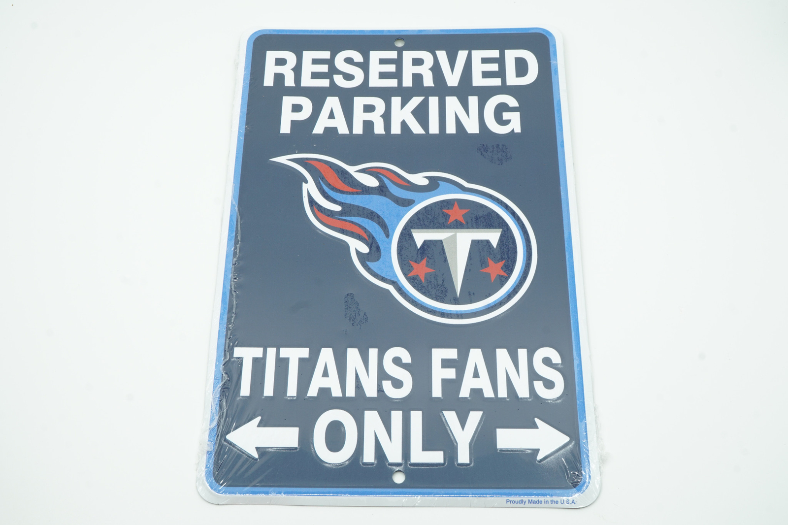 Tennessee Titans Fans Only Reserved Parking Sign NFL Metal Man Cave Garage