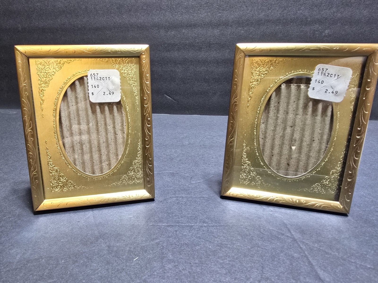 Vintage Intercraft Picture Frames Set Of 2. Matted To 2x3in.