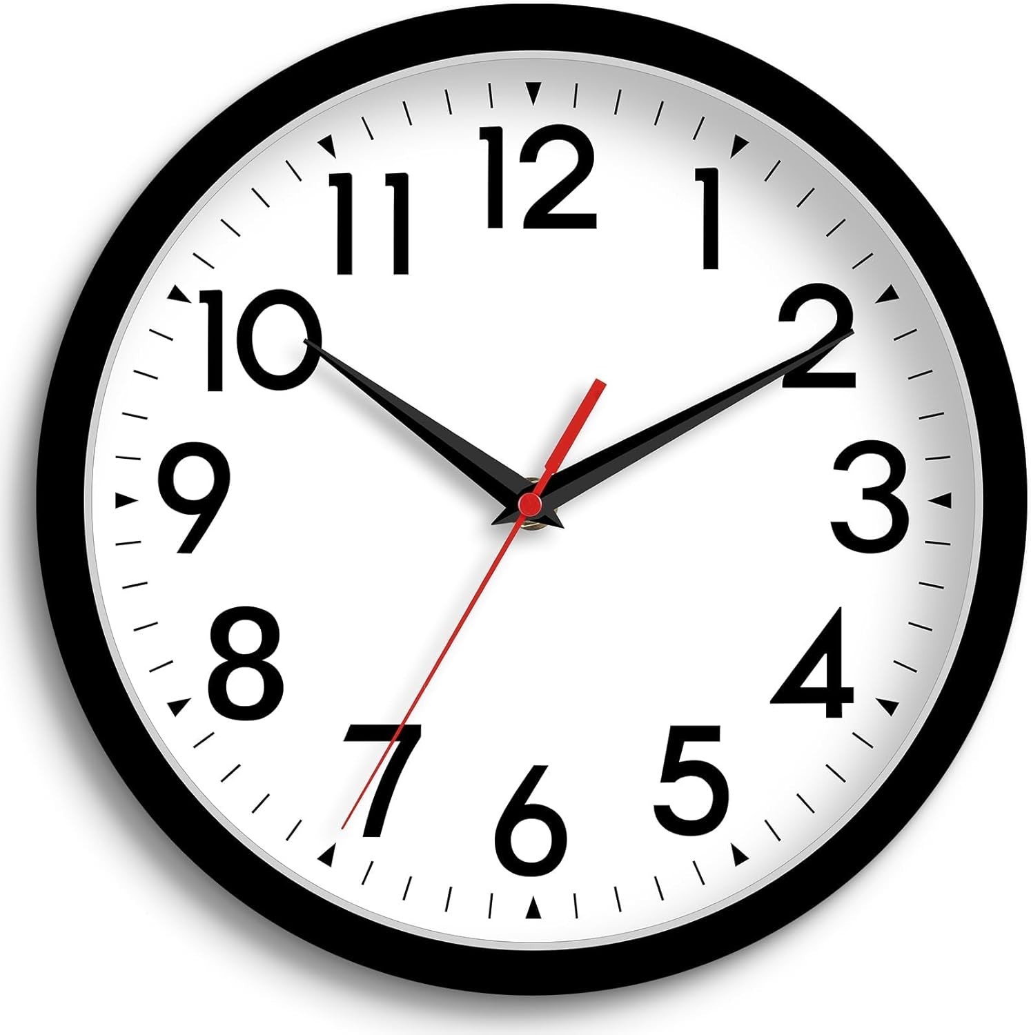Stylish 8-Inch Silent Wall Clock – Modern Battery Operated Decor for Any Room