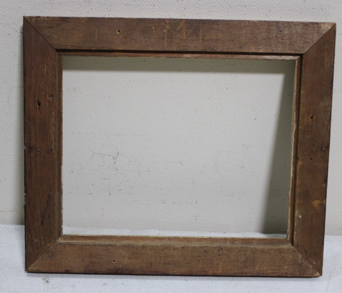 ANTIQUE FITS 8 X 10&Prime; VICTORIAN EASTLAKE ETCHED BLACK PICTURE FRAME WOOD GOLD