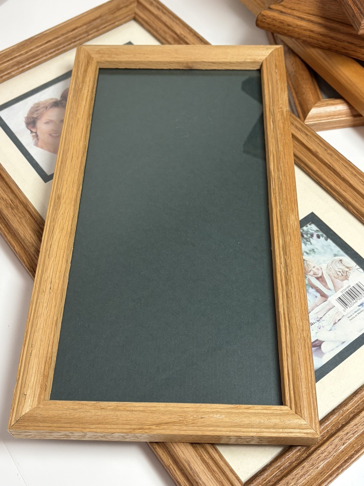 Solid Wood PICTURE FRAMES cottage core Gallery Wall Art Decor Lot of 13 W/Glass