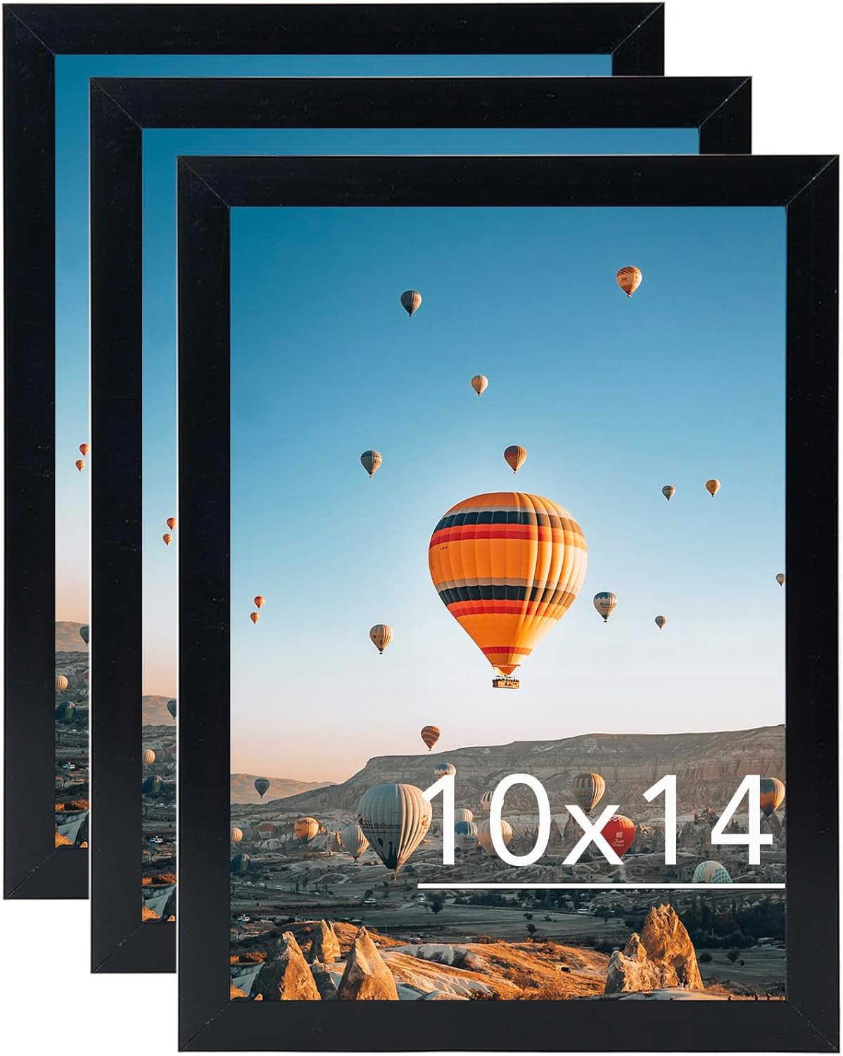10X14 Picture Frame Set of 3 Black for 30 X 40Cm Diamond Painting Art, Wall M…