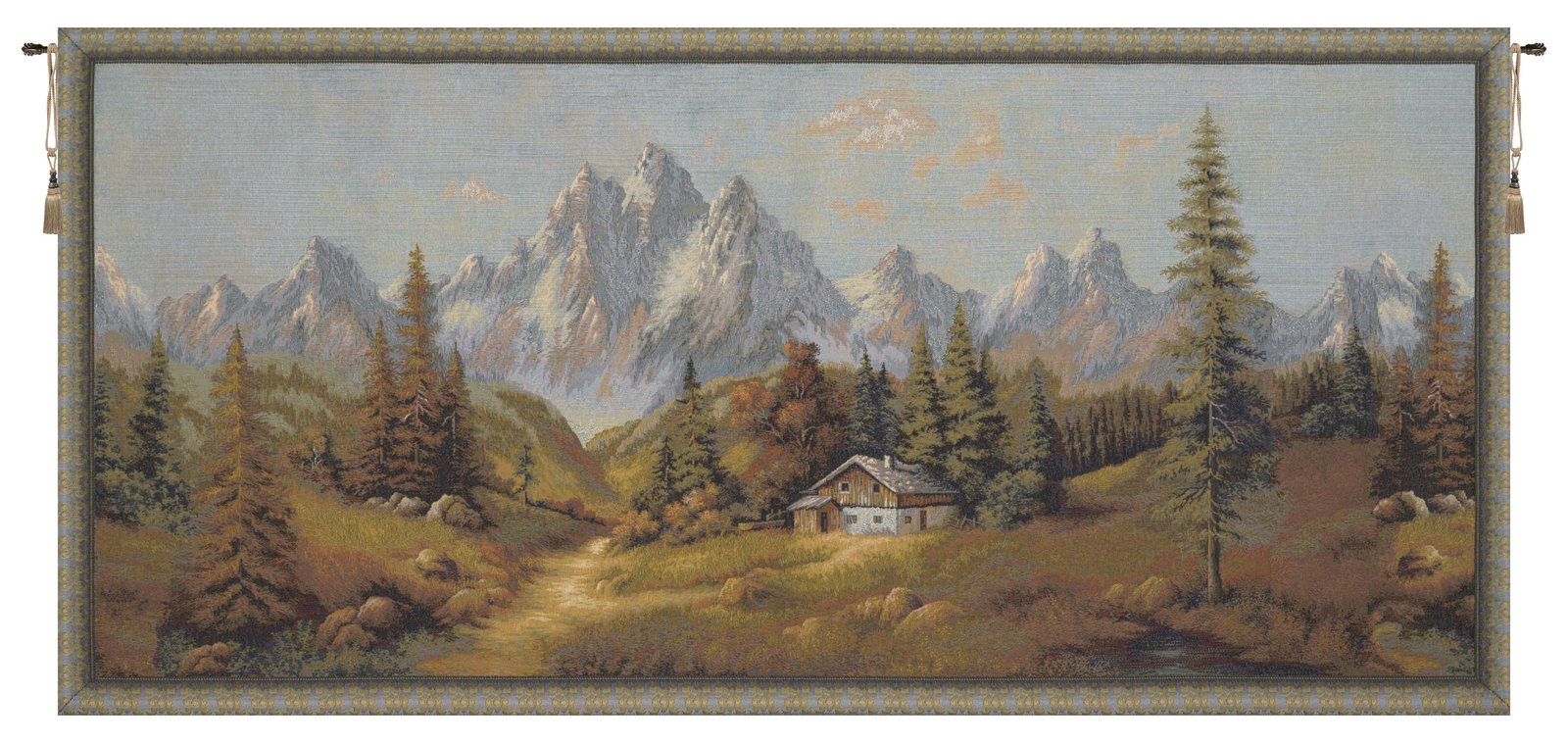 Forest of Eden 27×54 in Jacquard Woven Decorative Wall Tapestry NEW