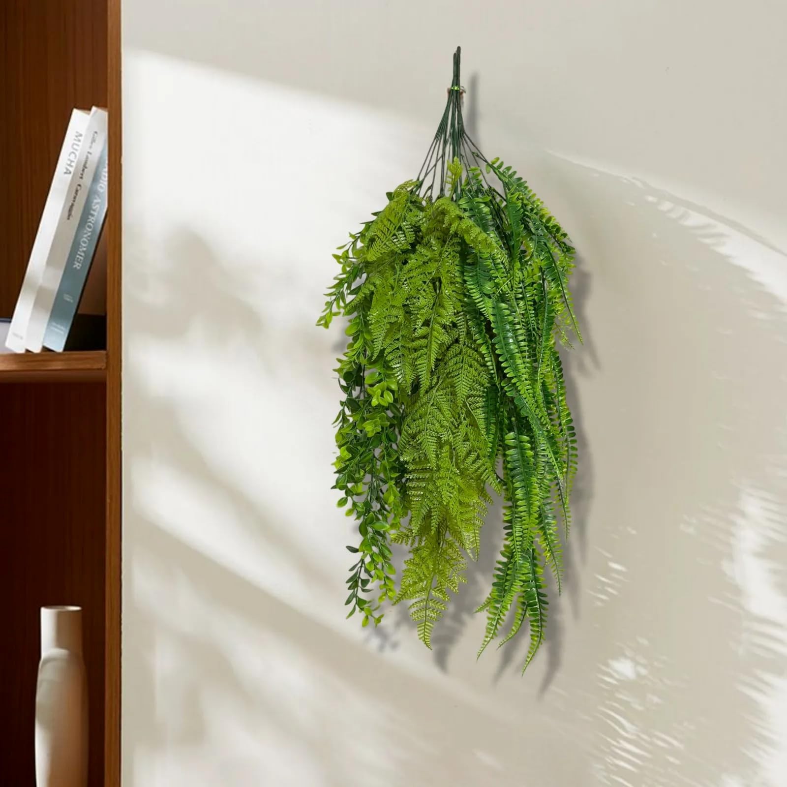 Artificial Plant, 3pcs Set imitating Green wall Hanging, UV Resistant False F…