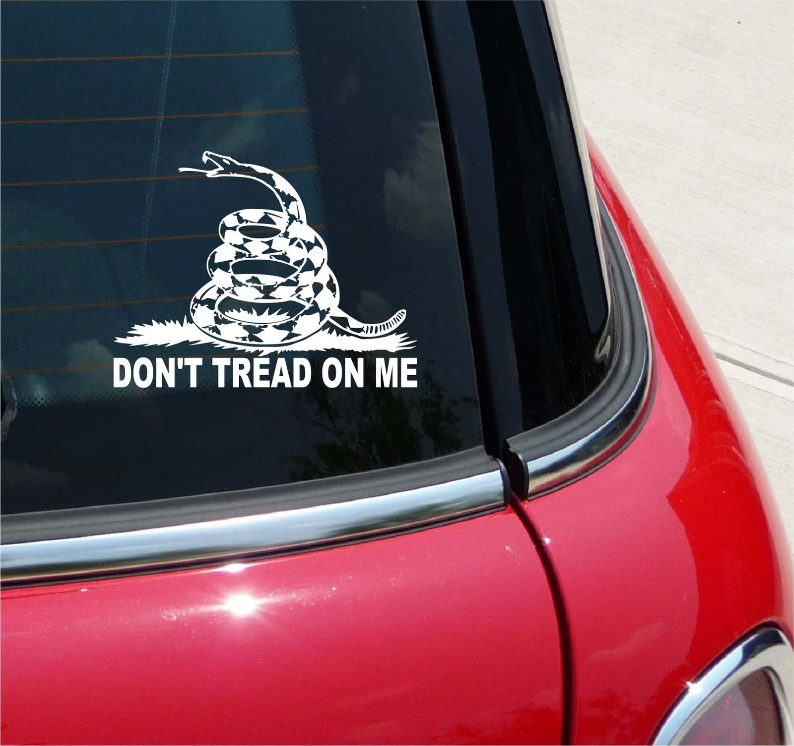 DONT DON&rsquo;T TREAD ON ME GADSDEN TEA PARTY DO NOT GRAPHIC DECAL STICKER CAR WALL