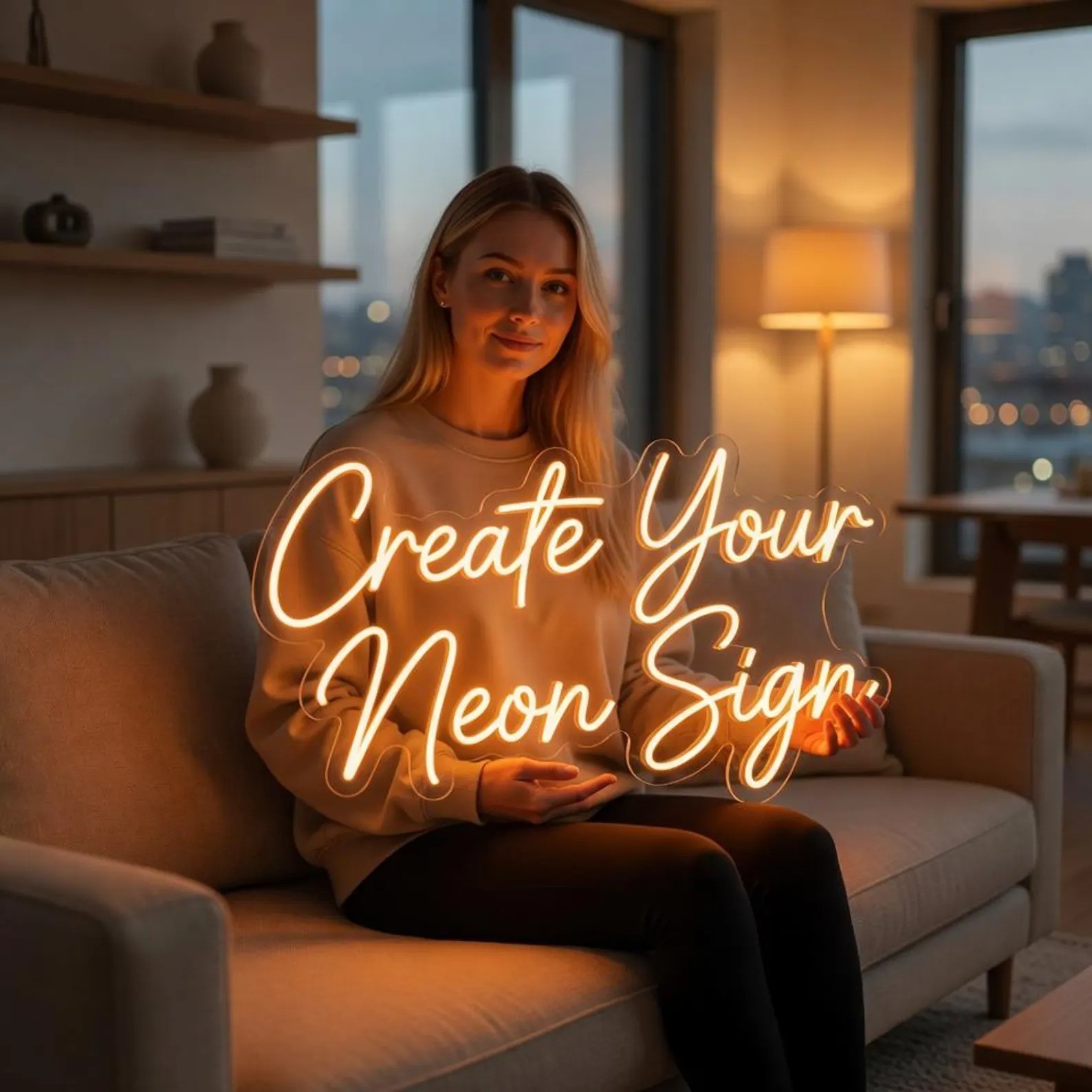 Custom LED Neon Sign Personalized Name Logo Wall Light Home Decor