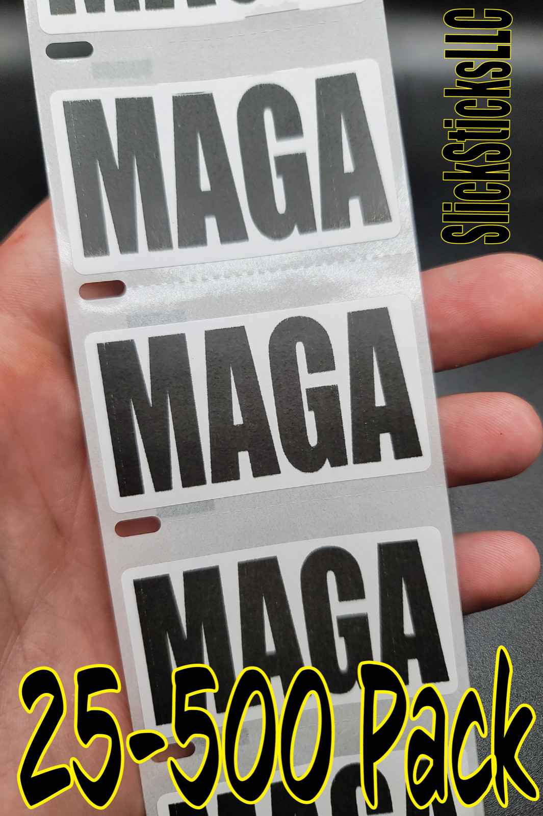 « MAGA » Stickers 25-500 Pack politic decal donald election 2024 trump ultra make