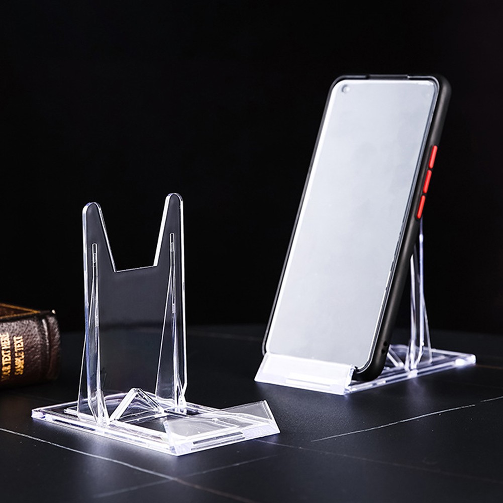 2-20X 4&Prime; Two Part Adjustable Acrylic Display Stand Easels for Minerals Fossils