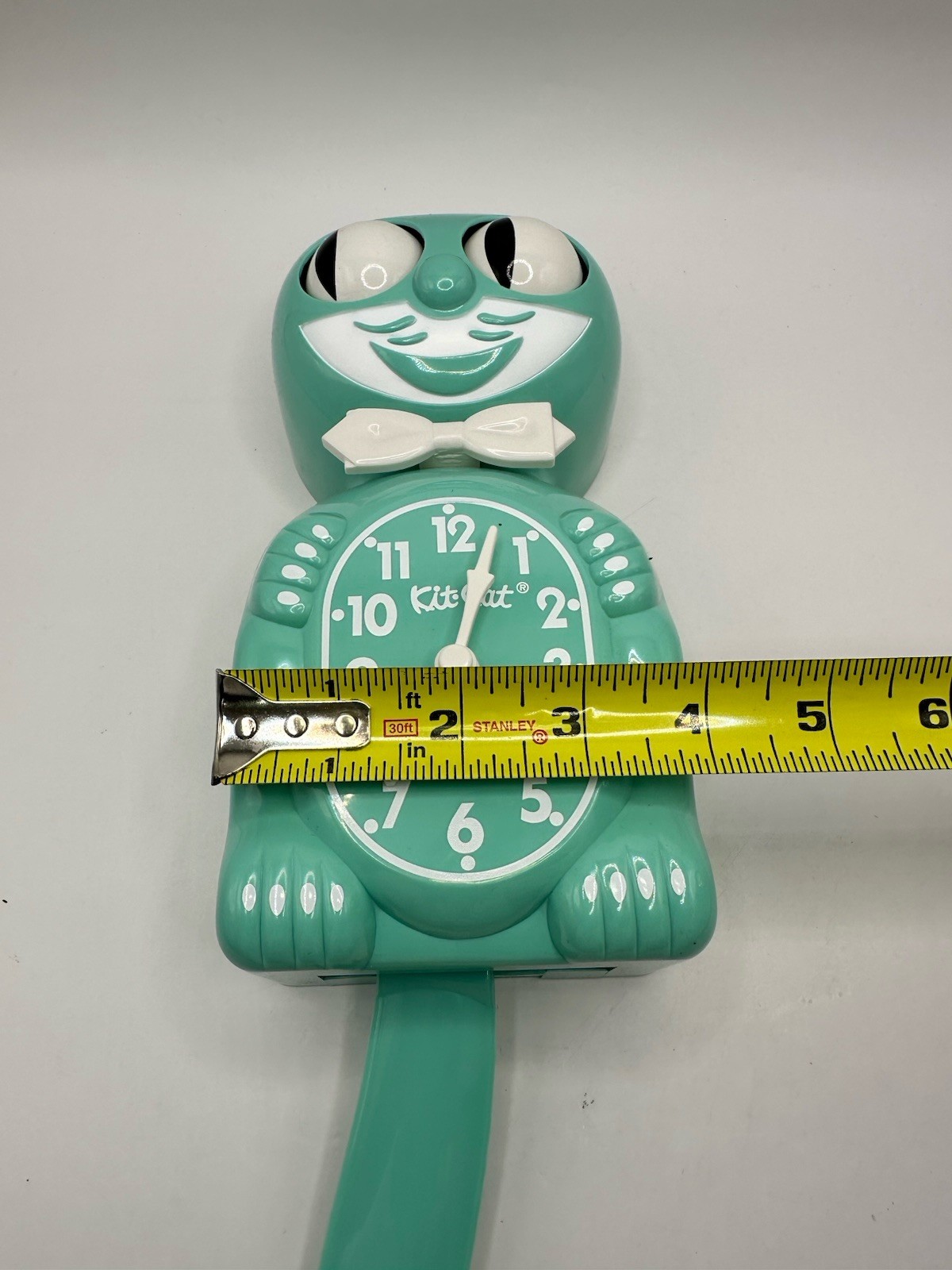 Kit-Cat Klock Ocean Waves Limited Edition Wall Clock Model B2 Mint Green Aqua
