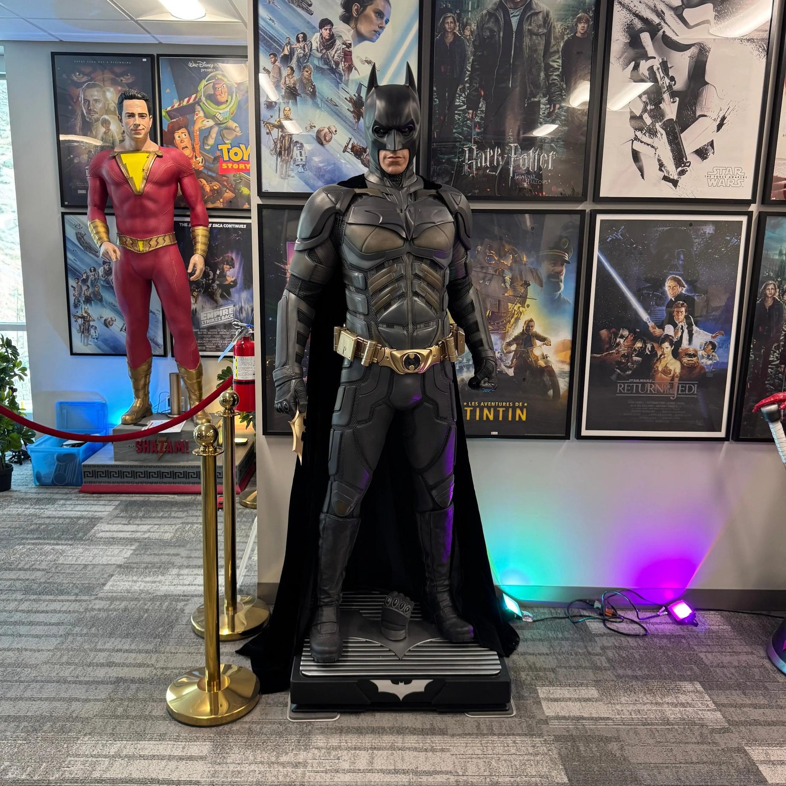 Dark Knight Batman Christian Bale Life Size 1:1 Statue Queen Studios No Crate