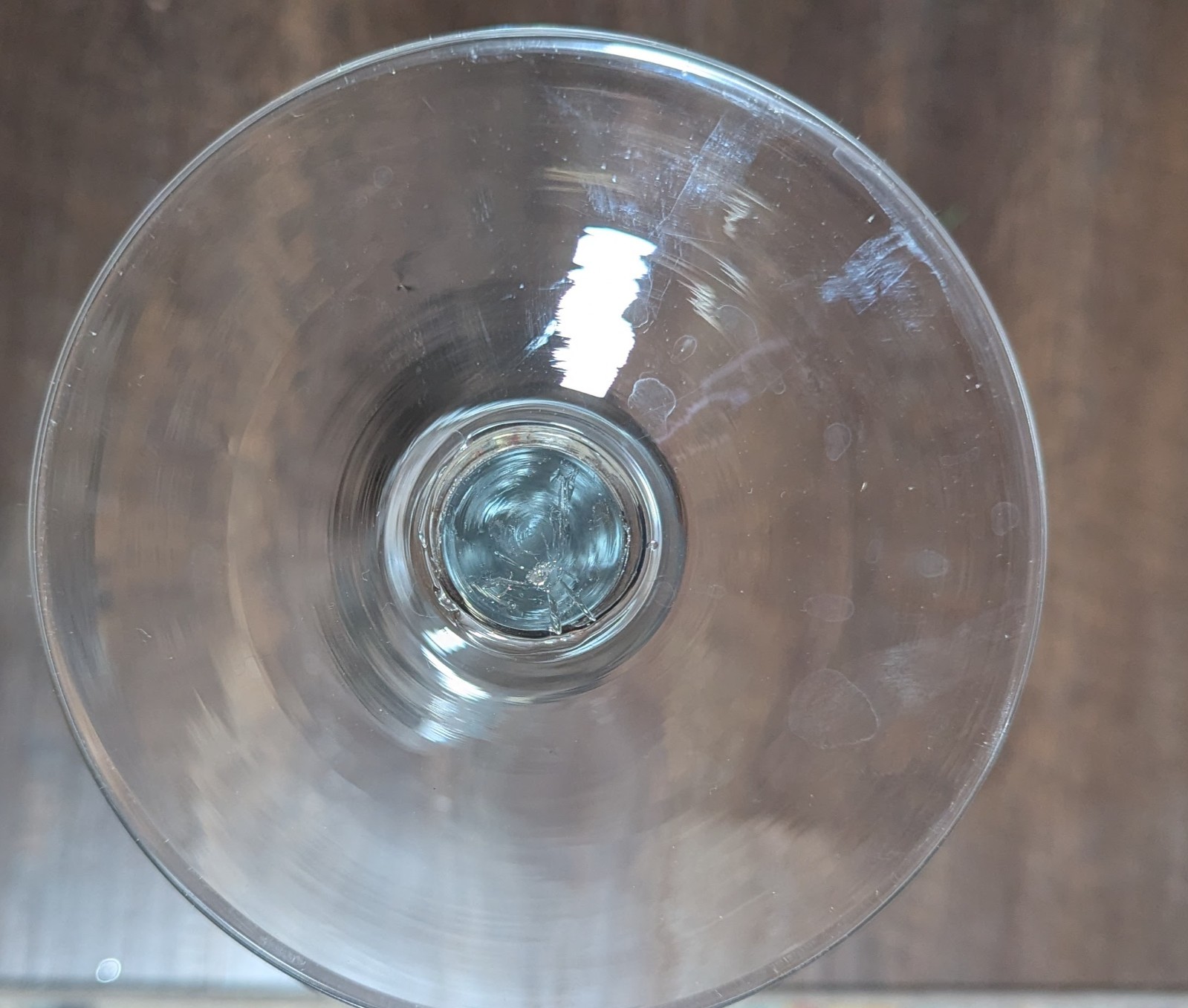 Single Long Stem Clear Crystal Glass Candle Holder 22 1/2&Prime;