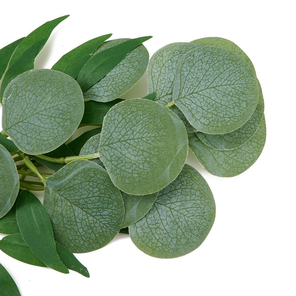 Artificial Eucalyptus Garland Hanging Fake Plant Leaves Trailing Vine Ivy Rattan