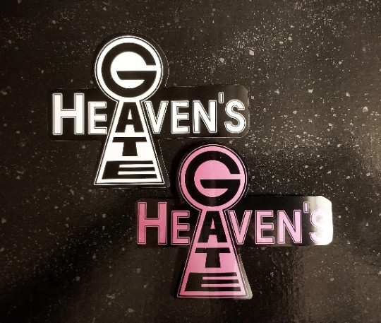 ♆ Heaven&rsquo;s Gate Cult 5 x 4&Prime; Waterproof Vinyl Sticker [💪 HQ Durability!] Nike