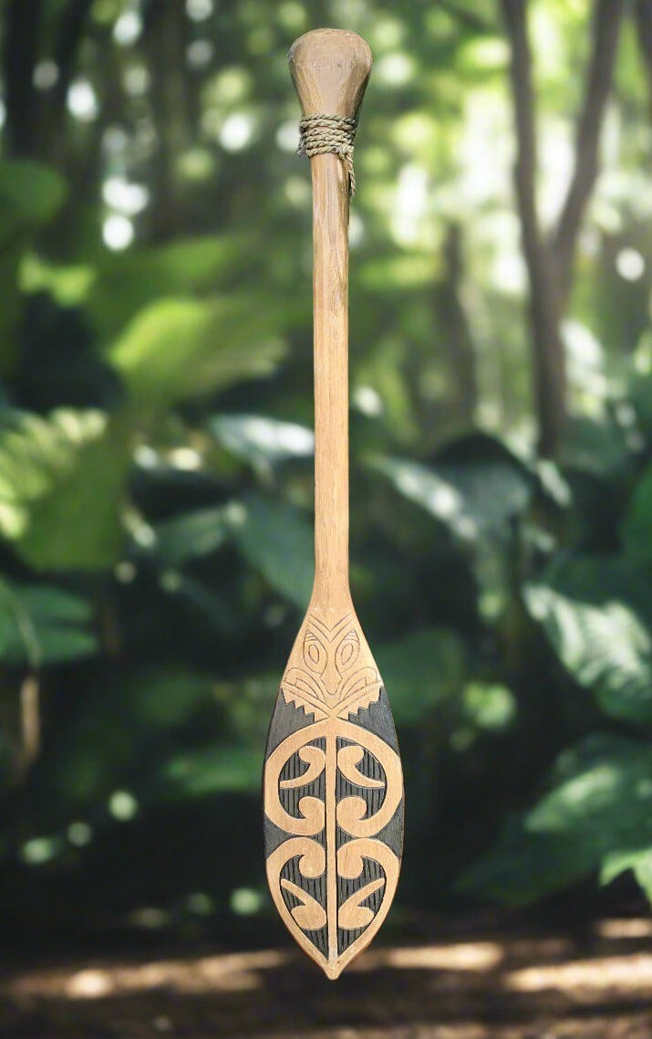 Decorative Tribal Tiki Paddle/Oar Nautical Decor Tiki Bar 39&Prime;x 6&Prime; Inches