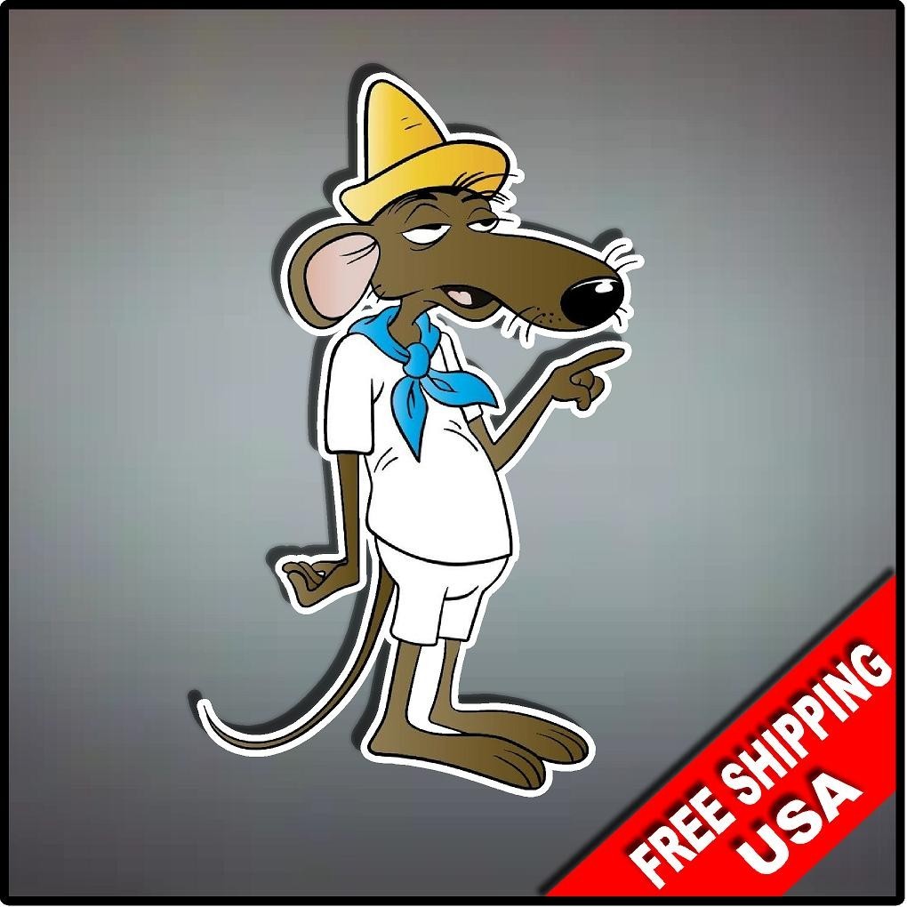 Slowpoke Rodriguez Vinyl Decal Sticker 6&Prime; x 3.7&Prime; Cartoon Nostalgic Looney Tunes