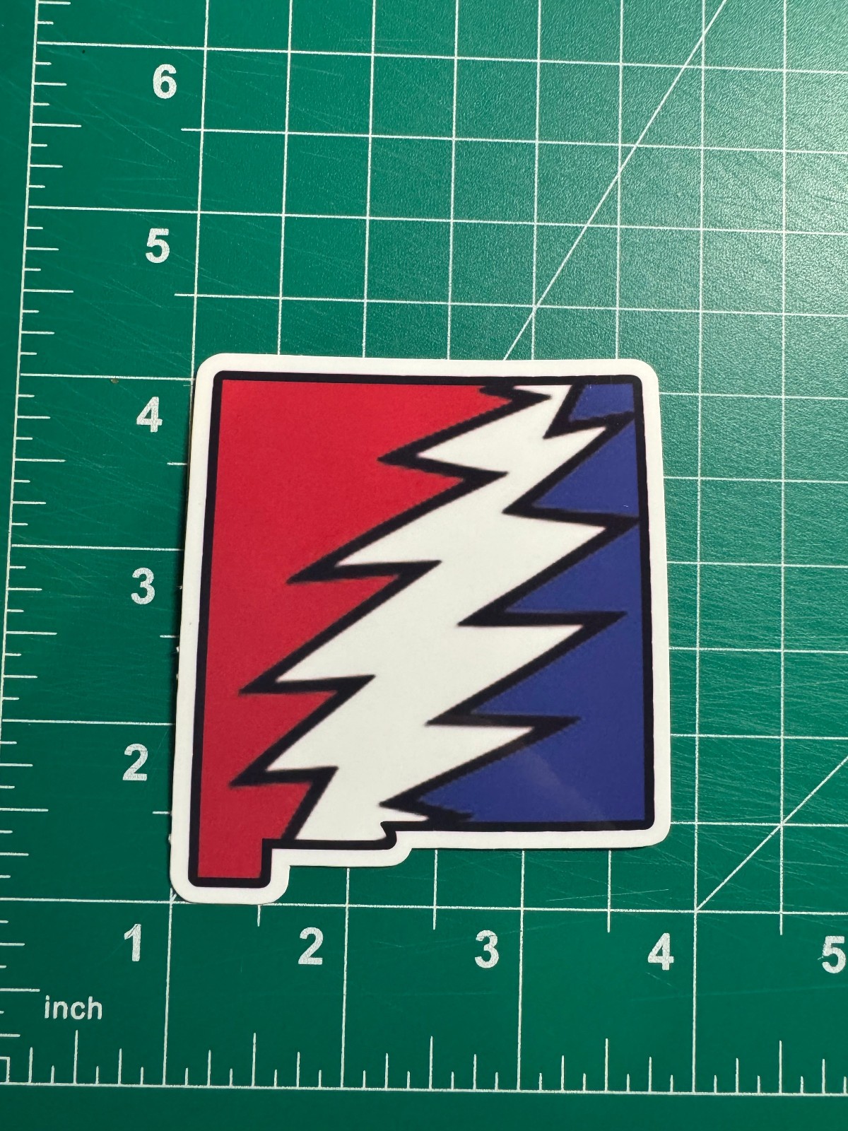 New Mexico Stealie – Grateful Dead – Laminated Vinyl Sticker 3&Prime;x3&Prime;