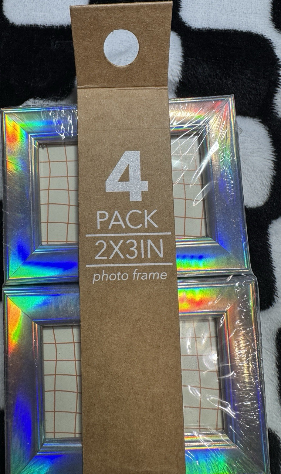 Harbortown Industries 4-Pack 2×3 Mini Picture Frames, Multicolor Glossy Set