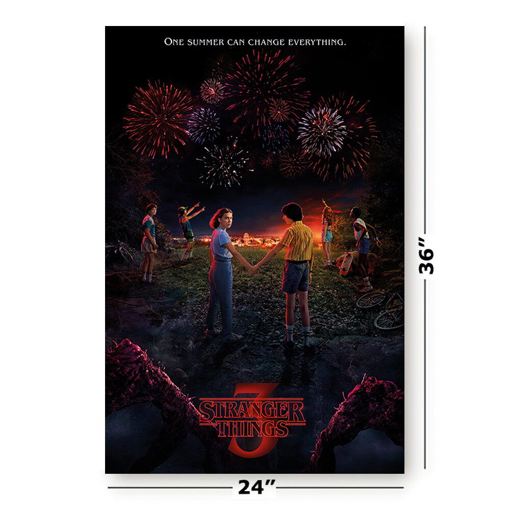 STRANGER THINGS – SEASONS 1, 2, 3 & 4 – TV SHOW POSTER SET (REGULAR STYLES 1)