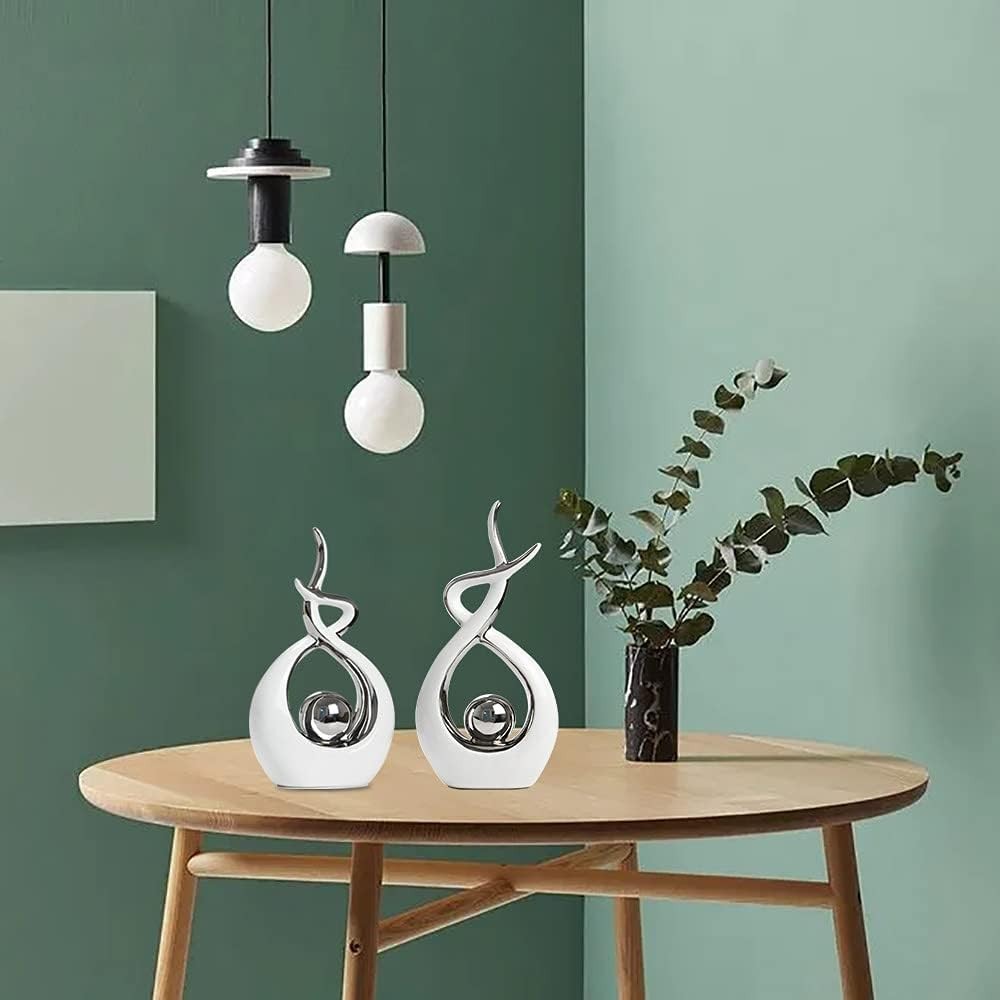 Eye-Catching Abstract Ceramic Decor, Perfect for Anniversary or Birthday Gifts