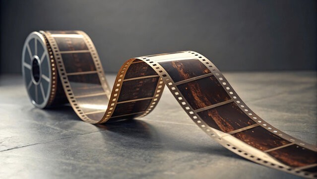 Vintage 35mm film sold by 50ft segment strips / Craft / decor / artistic / DYI