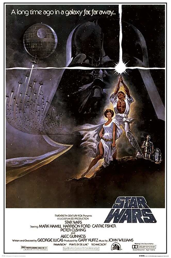 Star Wars Episode IV – A New Hope – Movie Poster (Style A) (Size: 24&Prime; X 36&Prime;)