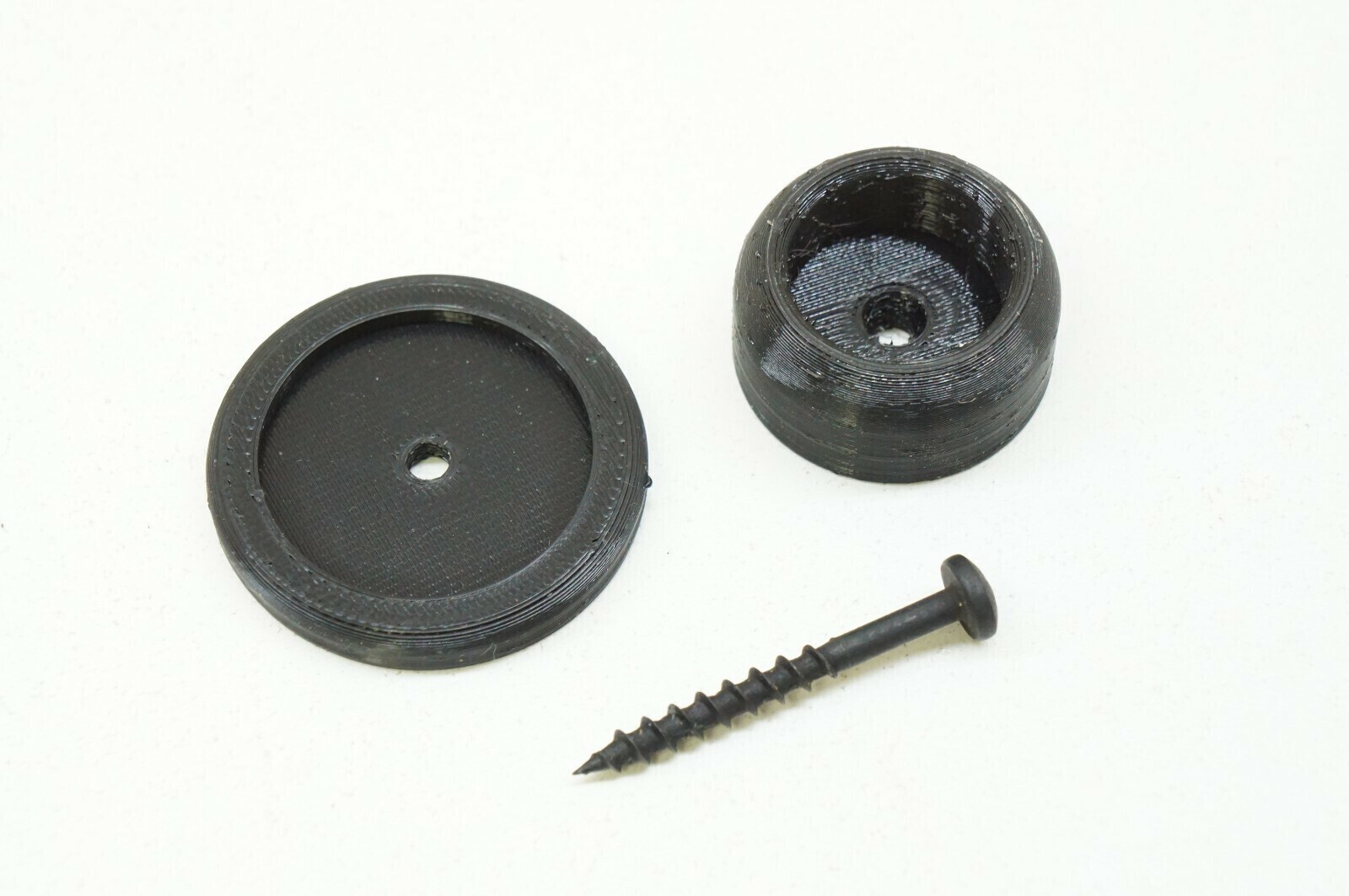 Wall Mounted Door Knob Bumper Wall Protector (WHITE/BLACK)