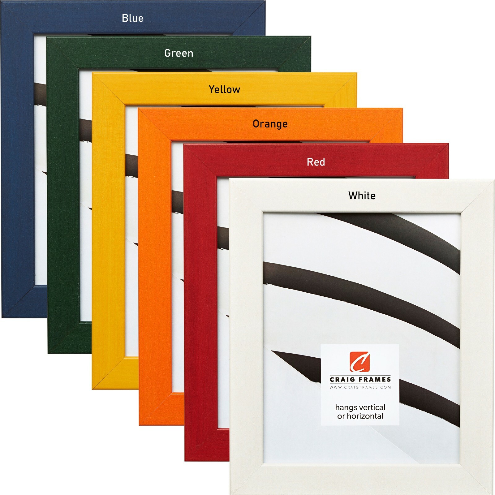 Craig Frames Colori 125, Modern 1.25&Prime; Picture Frame Poster Frame, Various Colors
