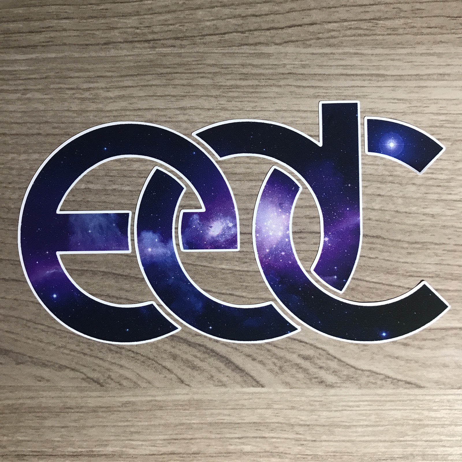 EDC Electric Daisy Carnival Music Festival 5&Prime; Galaxy Vinyl Decal Sticker – BOGO