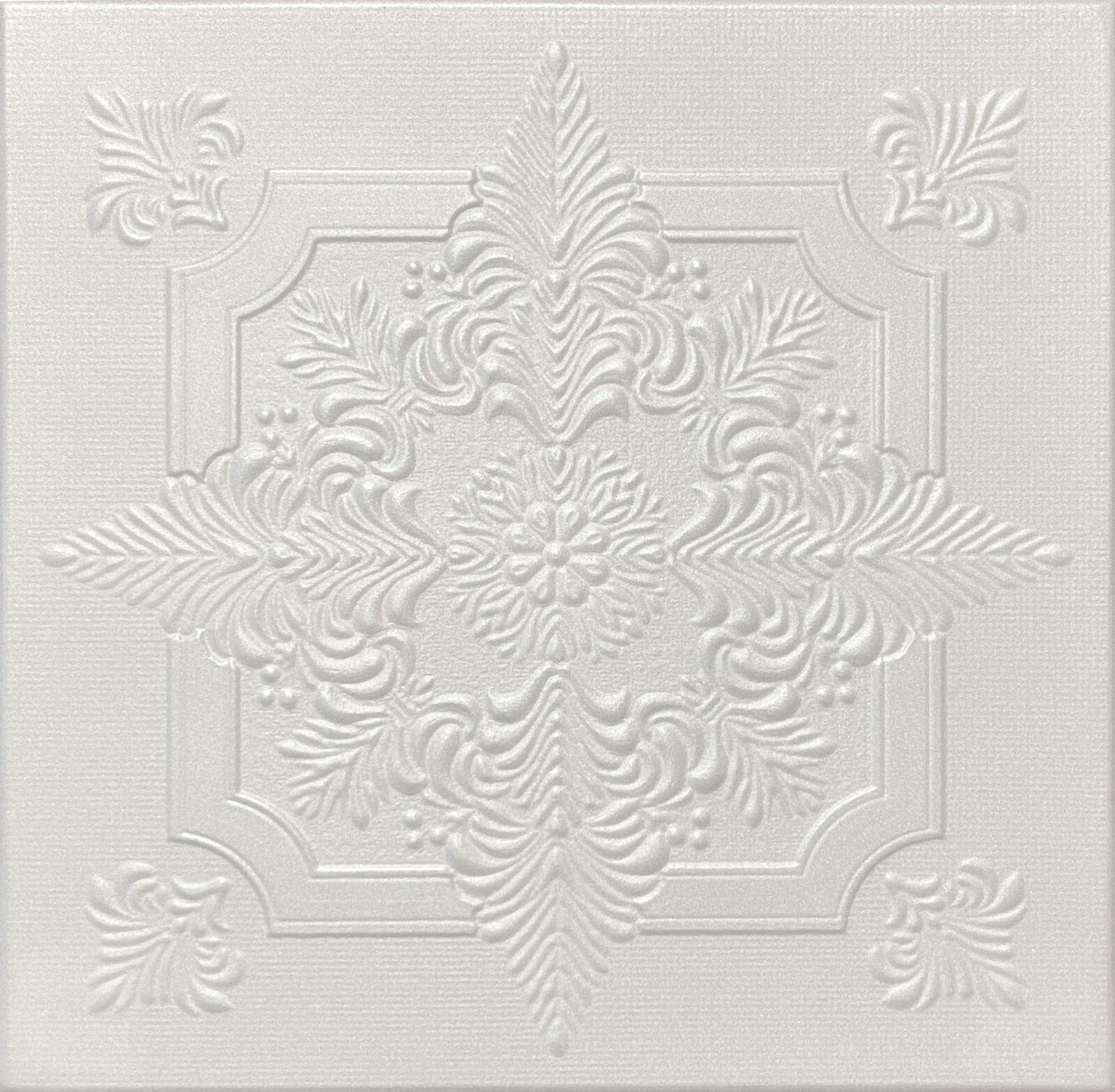 Home Decor Foam Glue-up Ceiling Tile R29W (21.12 s/f/Case) Pack of 8 Plain White