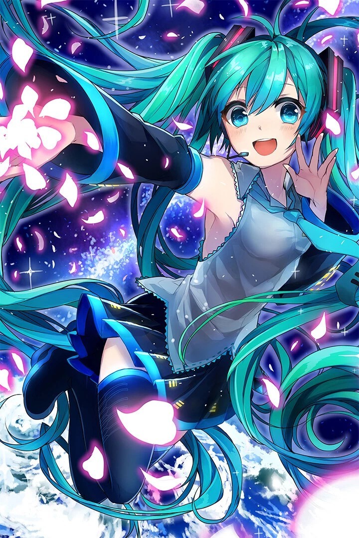 Hatsune Miku Vocaloid Anime Poster print 11&Prime;x17&Prime; inches home decor