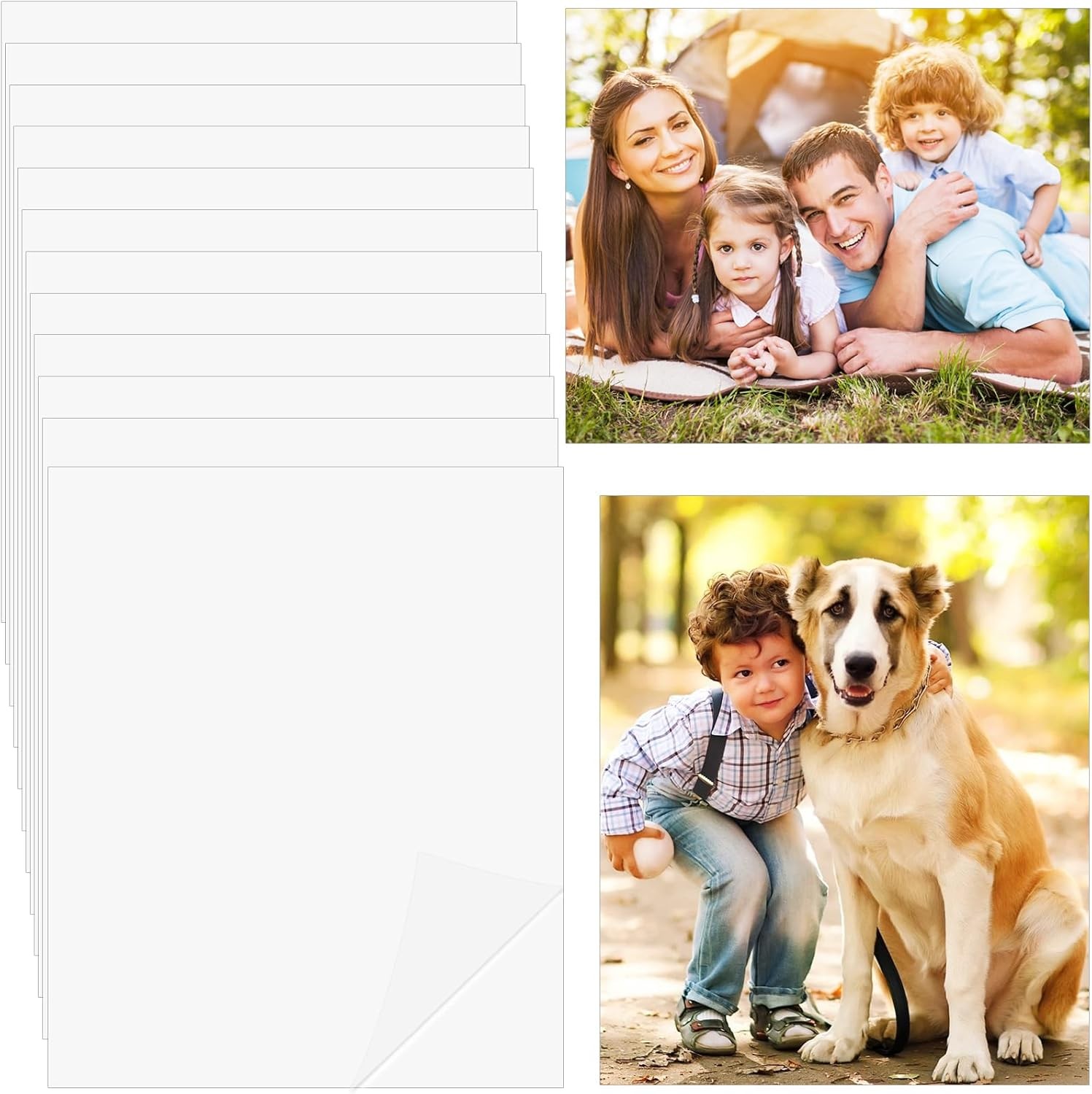 12 Pcs Sublimation Metal Photo Blanks Signs – 8 »x10 » Aluminum Photo Sign Bl…