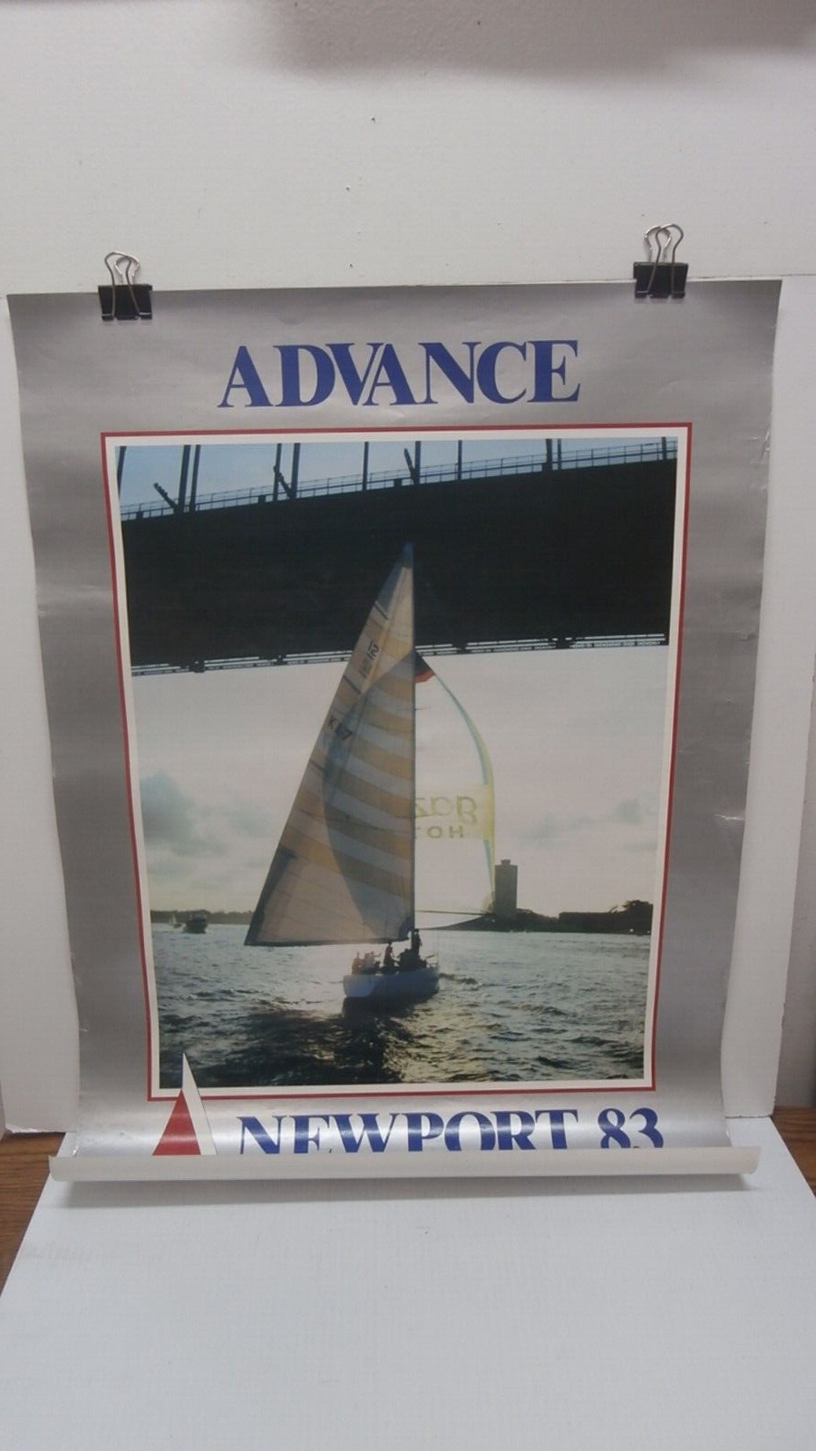 Poster Advance Newport 83 Advance Australia America&rsquo;s Cup Challenge 19.5&Prime; x 26&Prime;
