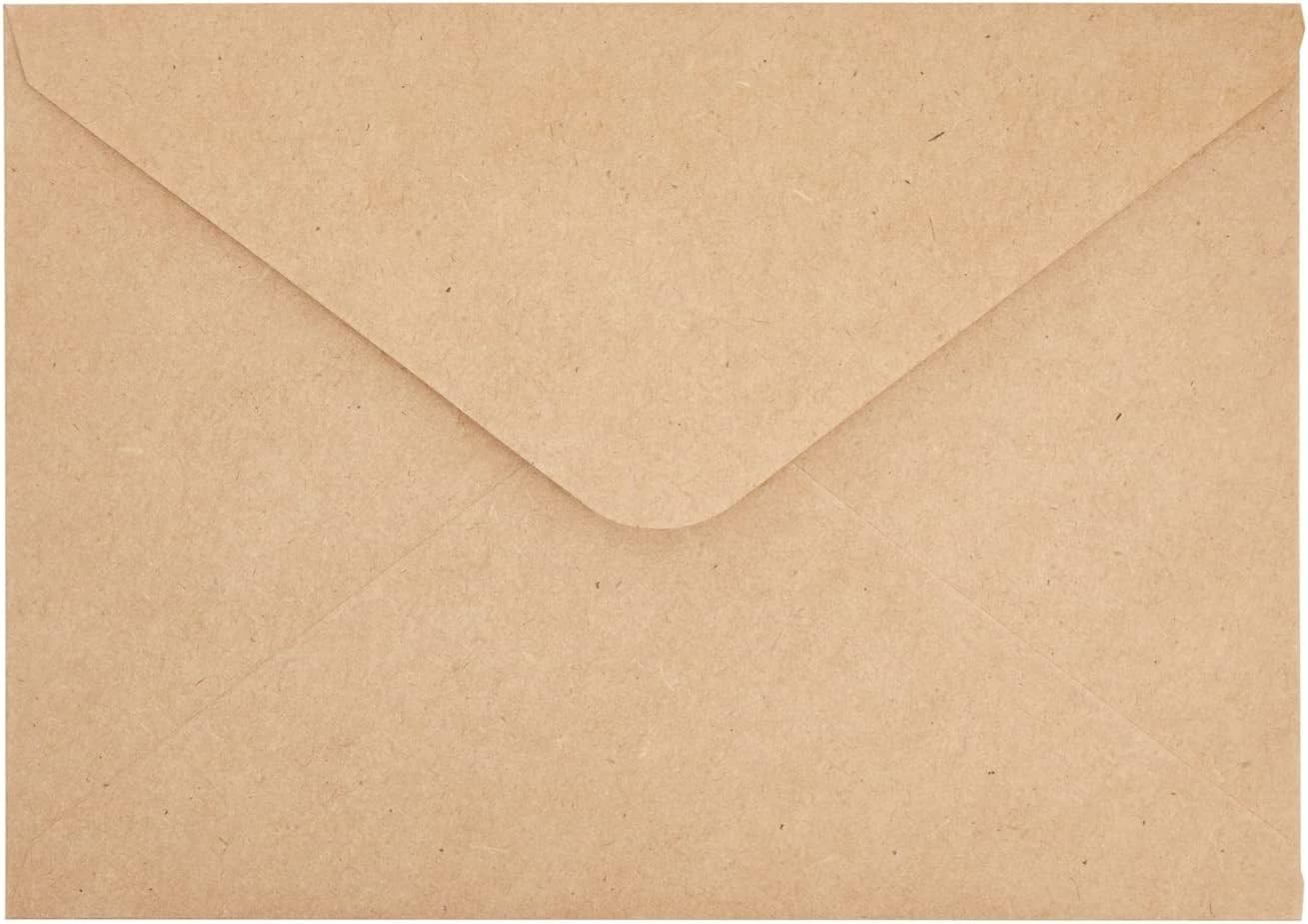 48-Pack Brown Card Stock Photo Frame Cards – 4.75 X 6.8 in Kraft Paper with Enve