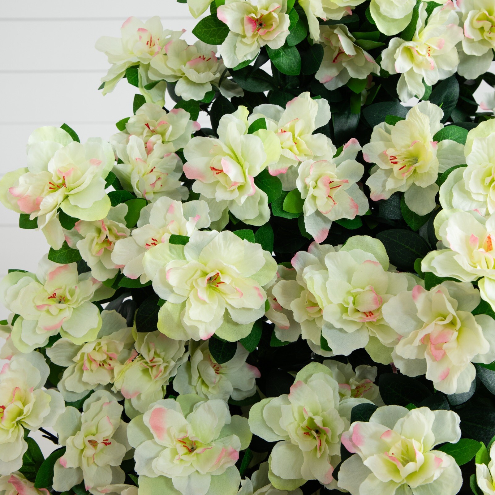 57” Azalea Artificial Flowering Tree with Natural Trunk Home Decor. Retail $179