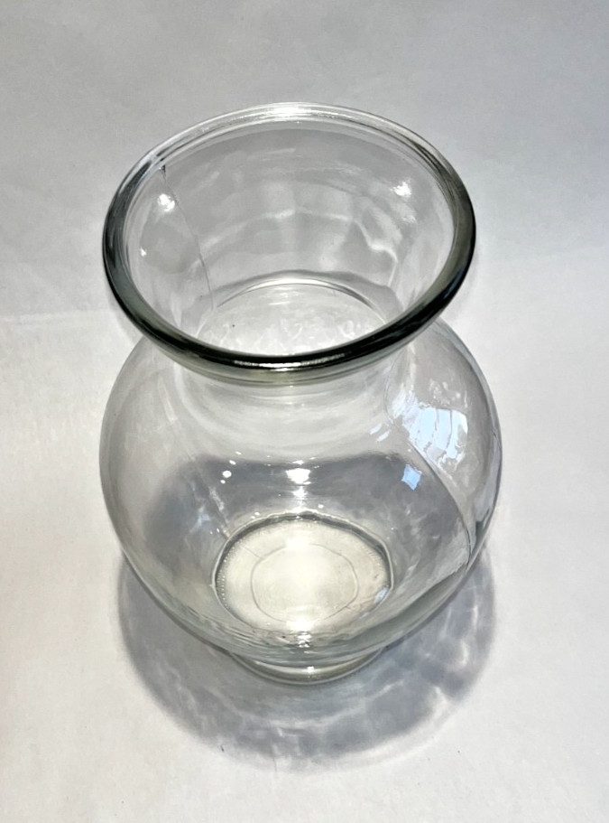 11&Prime; Tall Simple Clear Glass Flower Vase/Bouquet Vase