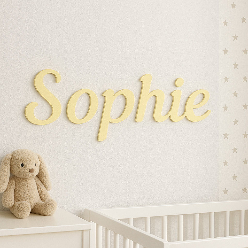 Personalised 3D Printed Letters and Numbers Any Font 1-12 Inch Signs UK