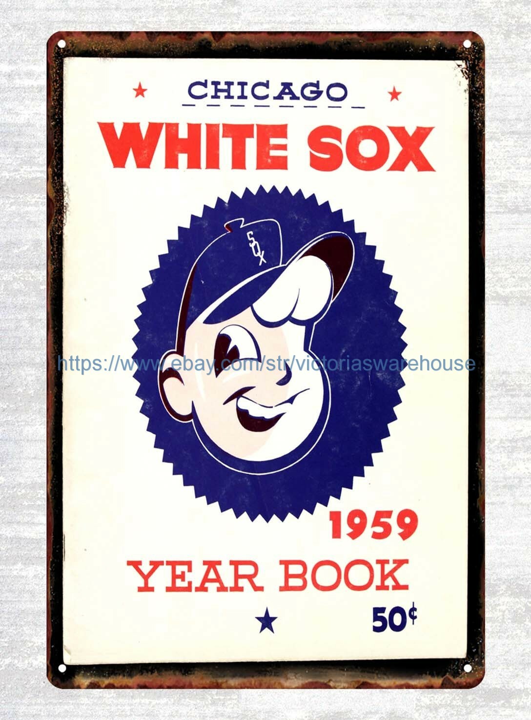 1959 baseball Team Yearbook tin sign home decor online stores