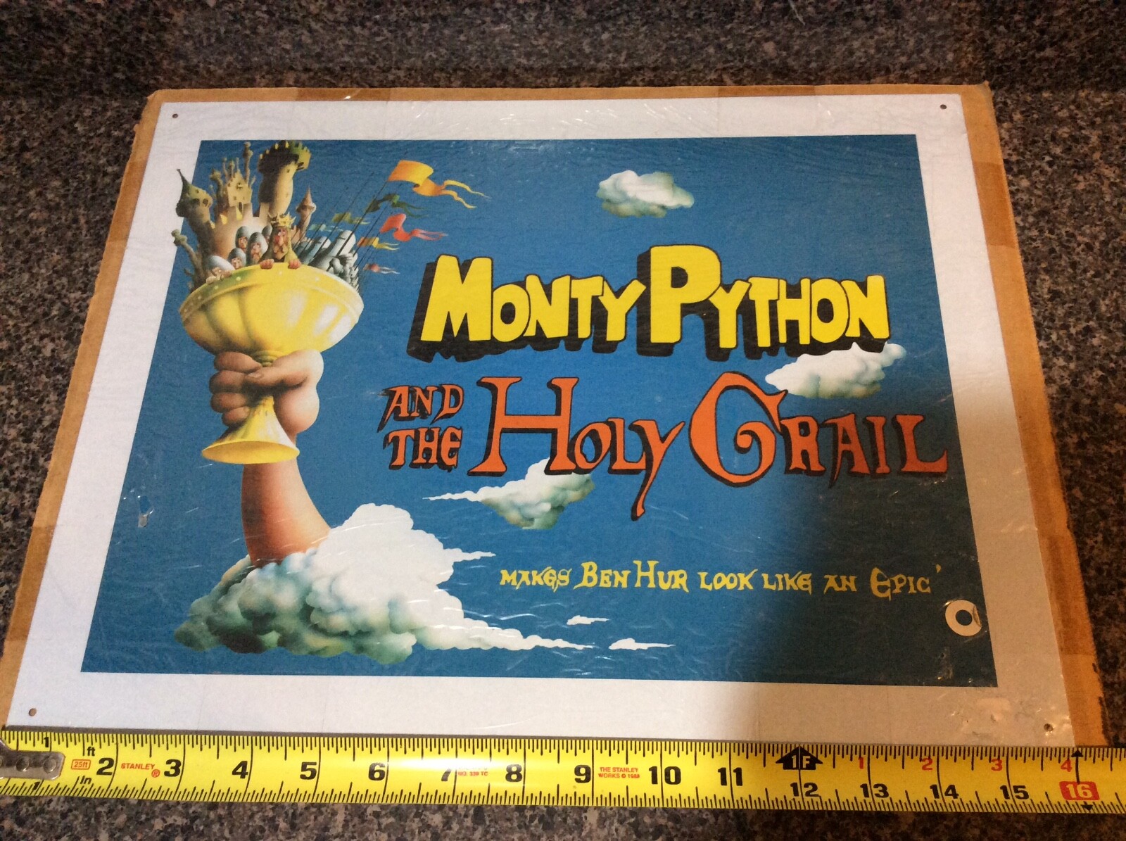 Monty Python and the Holy Grail Classic Comedy Movie Metal Tin Sign USA MADE &rsquo;04