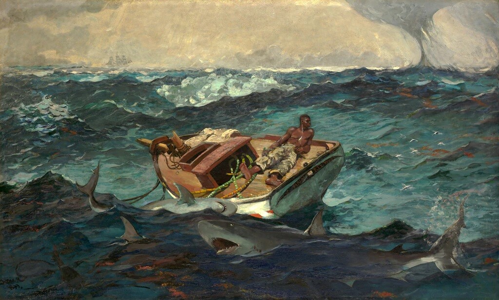The Gulf Stream 1899, Winslow Homer, Wall Art Print Poster 11&Prime; x 14&Prime; 3163