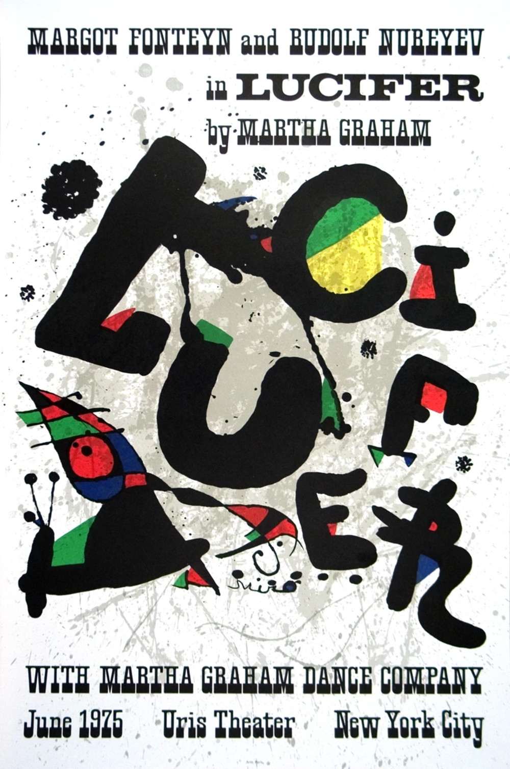 JOAN MIRO Lucifer, 1975