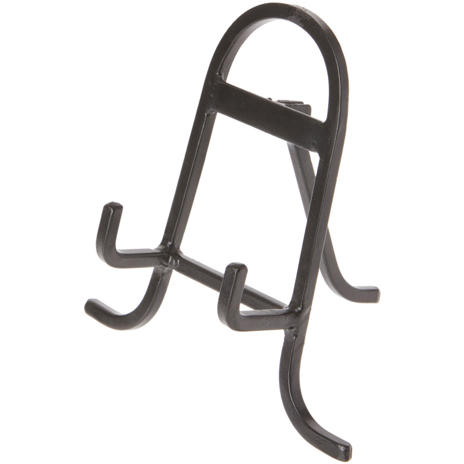 Bard&rsquo;s Black Wrought Iron Easel, 6&Prime; H x 5.5&Prime; W x 4&Prime; D (For 6&Prime; – 8.5&Prime; Plates)