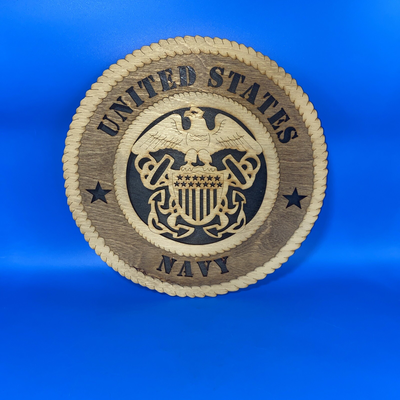 United States Navy Laser cut wooden wall plaque