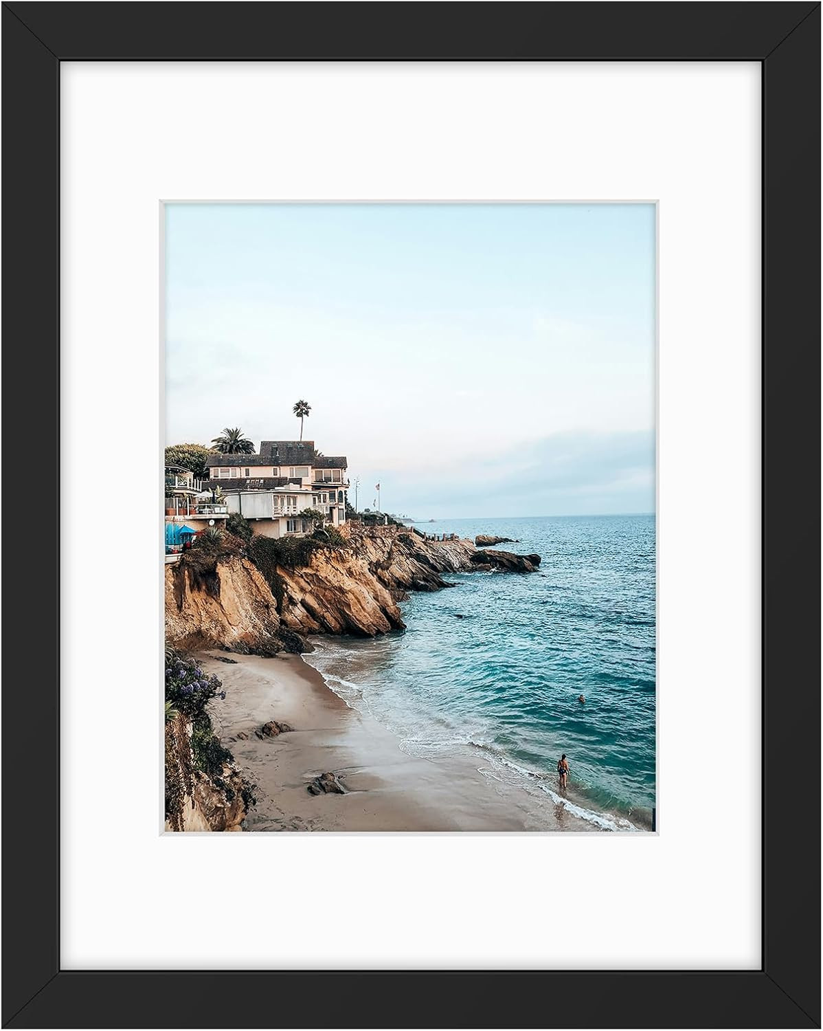 , 11X14 Frames Display 8X10 Picture with Mat or 11X14 Photo without Mat, Shatter