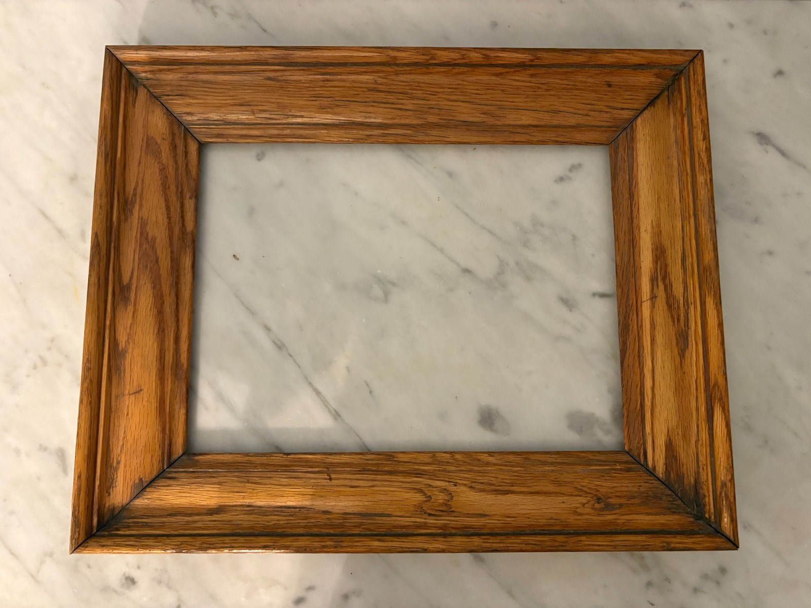Honey Oak Picture Frame 15.5 in x 12.5 in Vintage