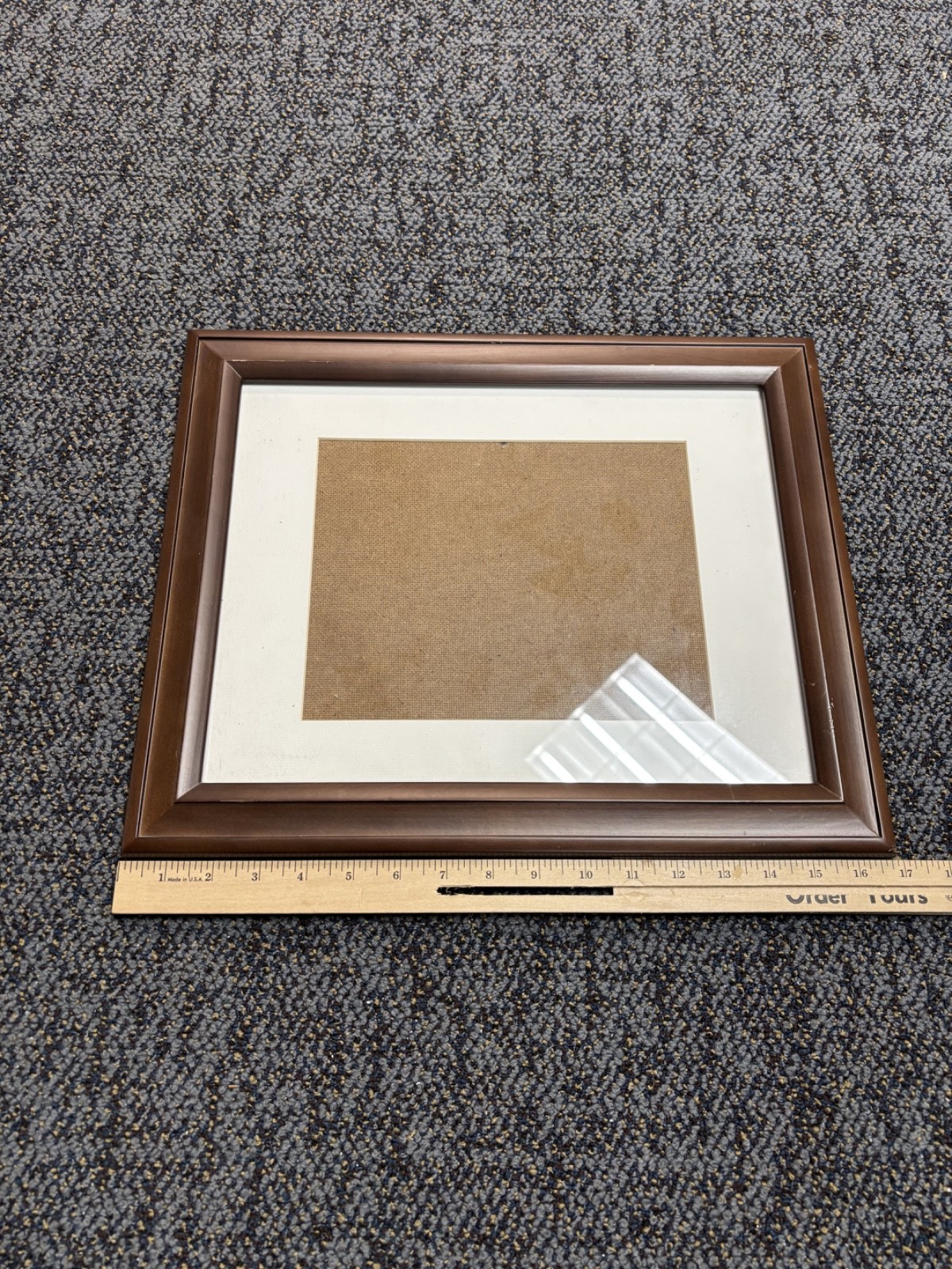 17 in 13.5 in Brown Frame