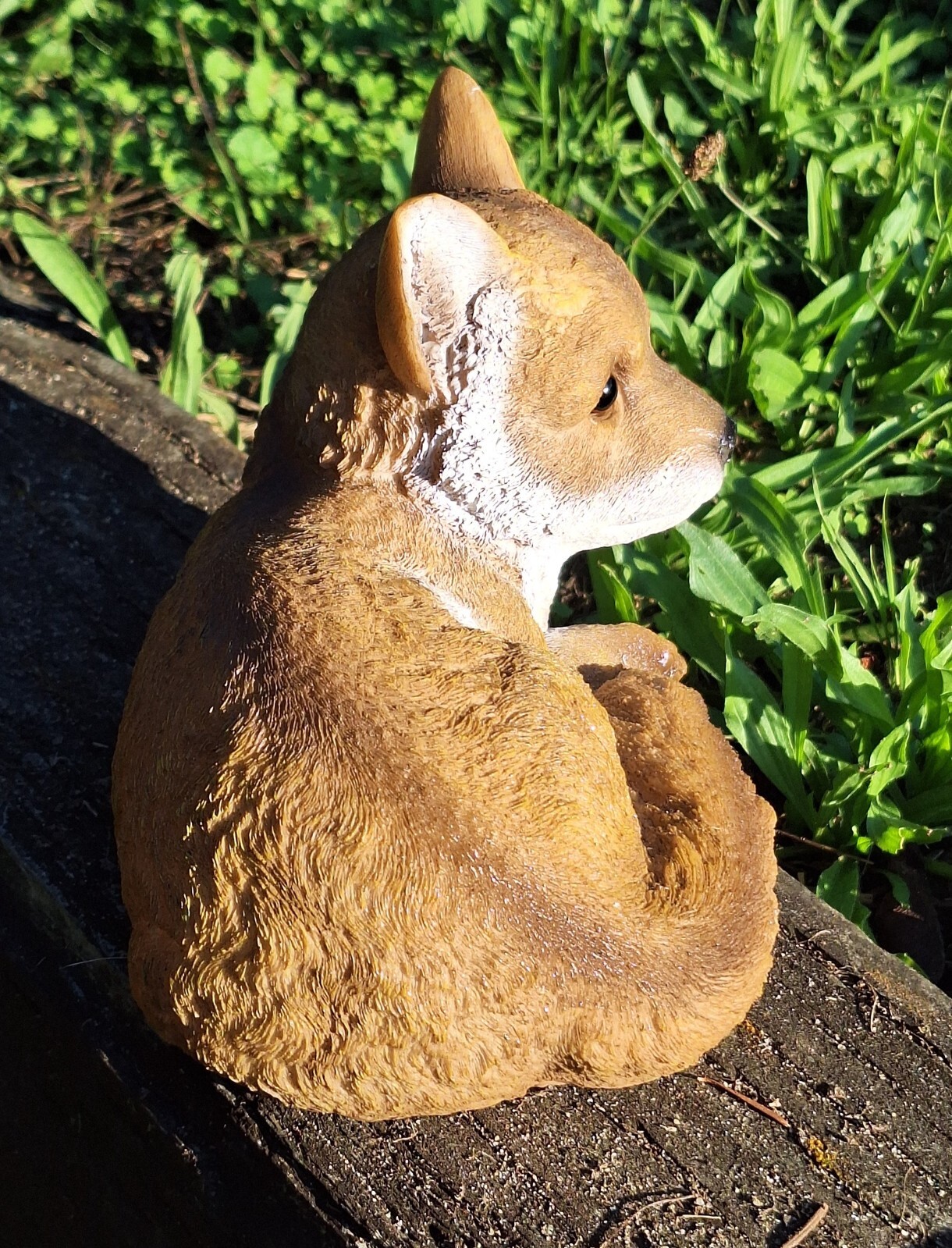 Design Toscano Diablo the Baby Red Fox Statue in Designer Resin